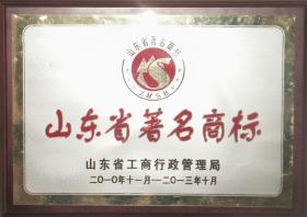2010年，“體恒健”被 山東省工商行政管理局評為“山東省著名商標”