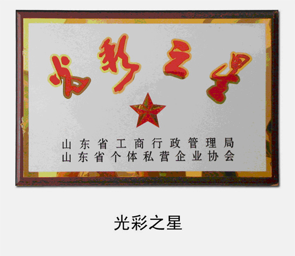 2005年，被省工商局、省個(gè)體私營企業(yè)協(xié)會(huì)評為“光彩之星”企業(yè)